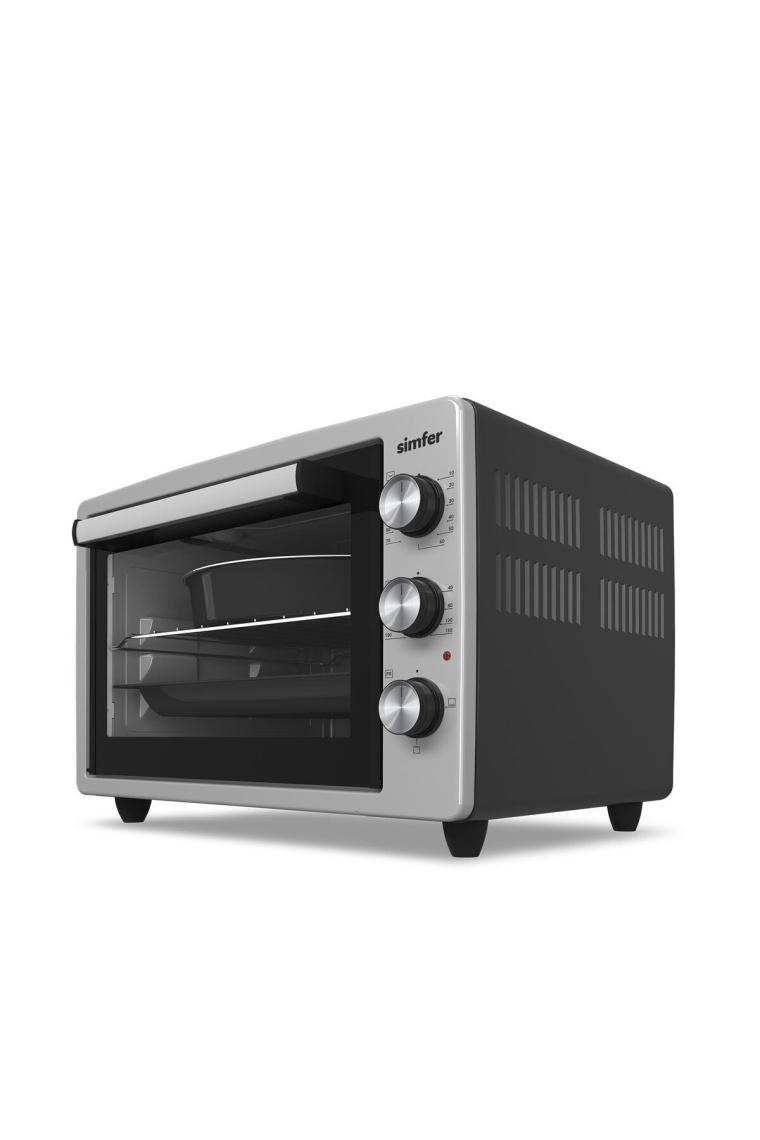 3426 Inox Statik Midi/mini Fırın, 1300 W, 34 Litre, Metal, Gri