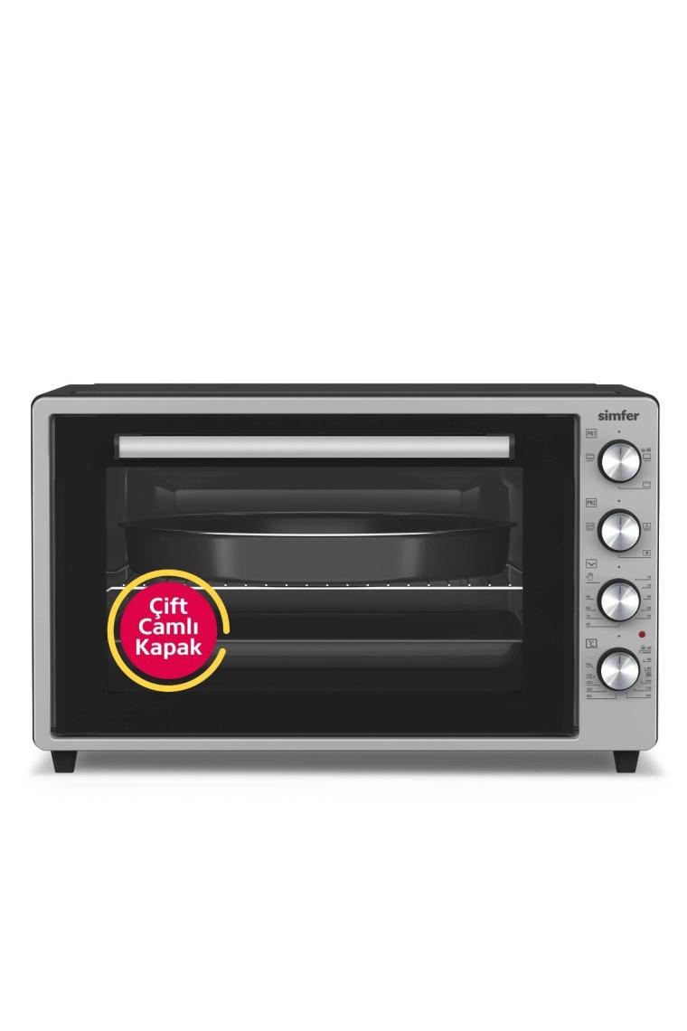7033 Inox Gri 70 Litre Pro Turbo Midi/mini Fırın, 2000w