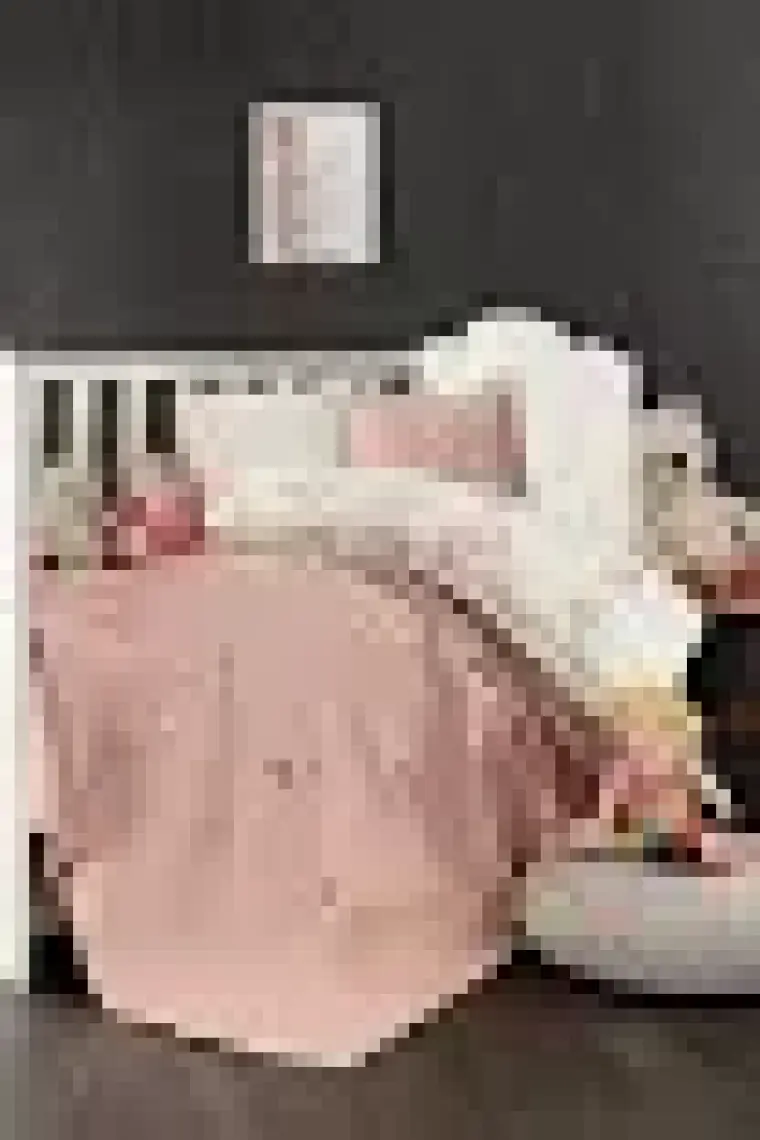 Minelya Home 5 Parça  Pamuk 3D Kelebek Desenli Bebek Nevresim Takımı