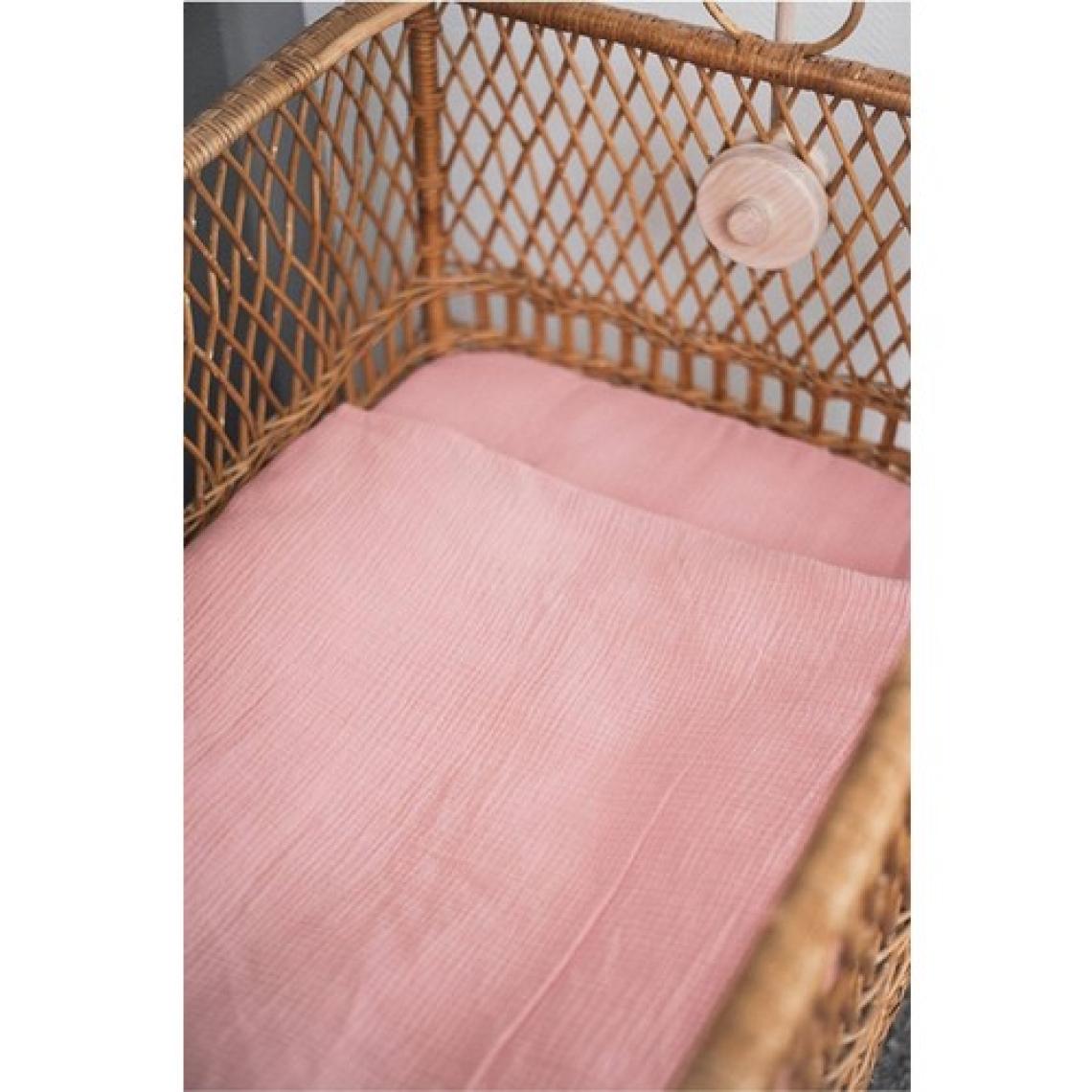 Nidage Müslin Bebek Nevresim Takımı 70X110 cm   Pamuk (Crincle Muslin) +15 cm Yatak Yüksekliği