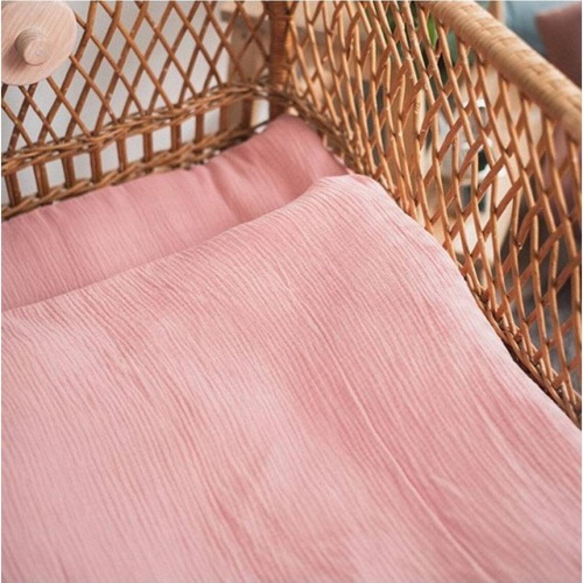 Nidage Müslin Bebek Nevresim Takımı 70X110 cm   Pamuk (Crincle Muslin) +15 cm Yatak Yüksekliği