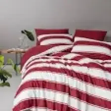 Cozy Home Festive Çift Kişilik Lastikli Çarşaflı Nevresim Takımı Jolly Kırmızı