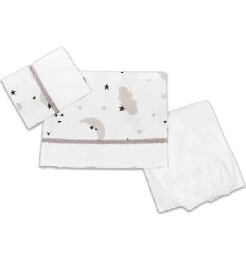 Momi Shop Moon Bebek Nevresim Takımı Gri