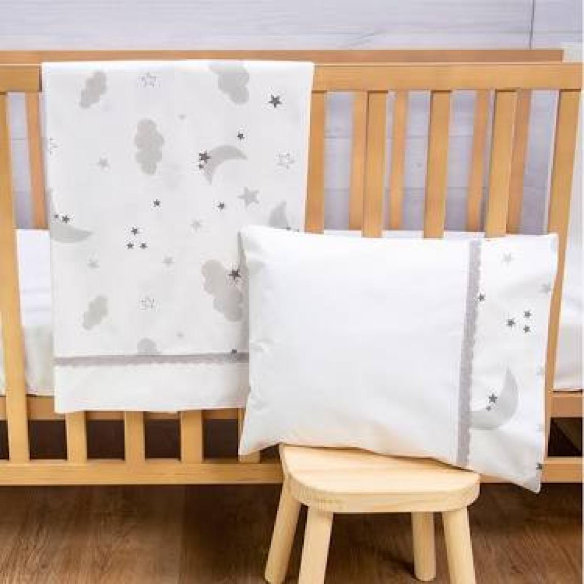 Momi Shop Moon Bebek Nevresim Takımı Gri