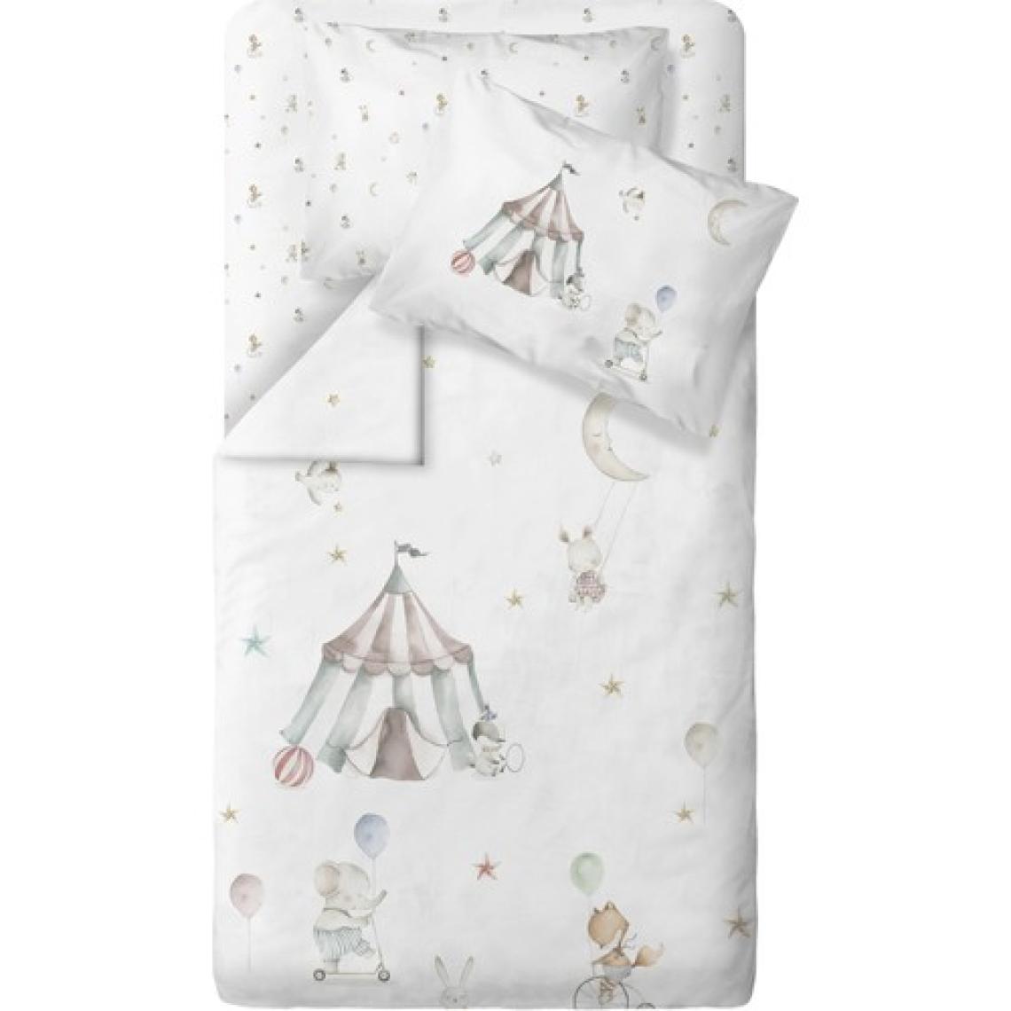 Casadora Baby Circus %100 Pamuk Saten Bebek Nevresim Takımı