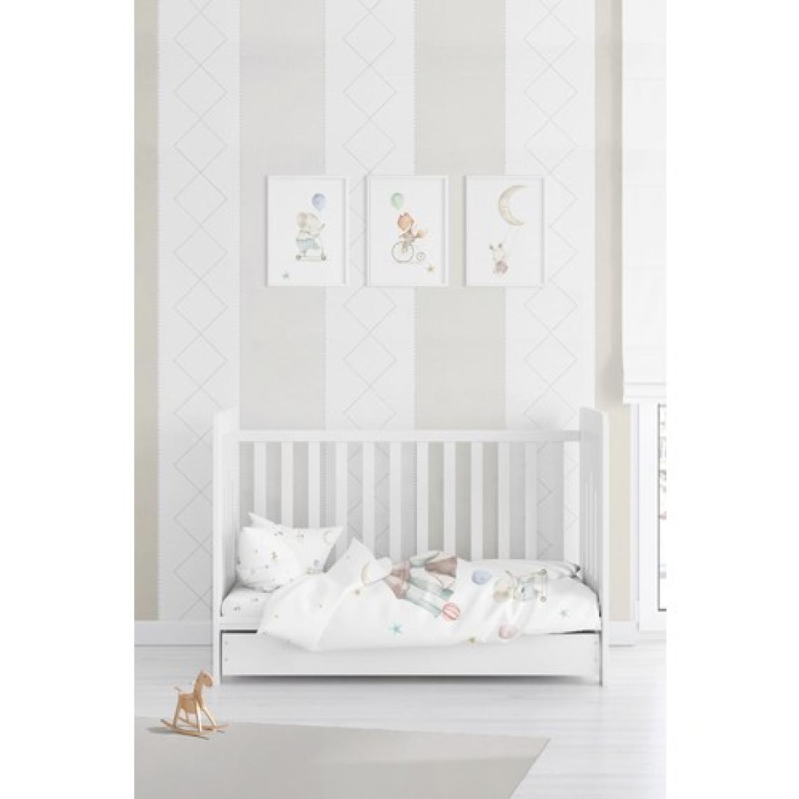 Casadora Baby Circus %100 Pamuk Saten Bebek Nevresim Takımı
