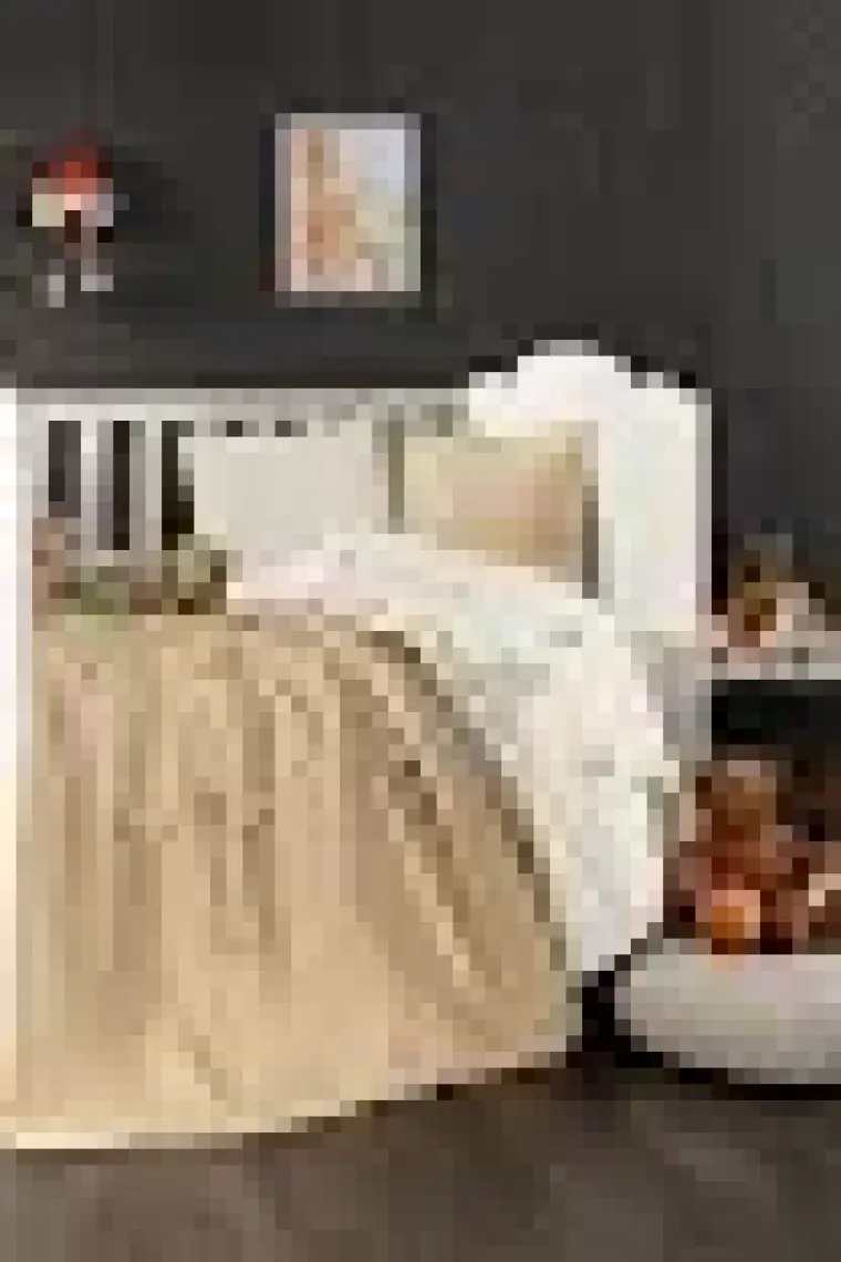 Minelya Home 5 Parça  Pamuk 3D Kelebek Desenli Bebek Nevresim Takımı