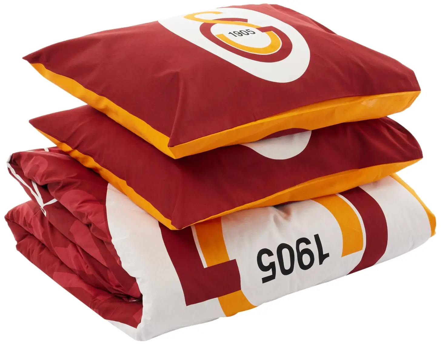 Taç Galatasaray Parçalı Logo Pamuk Nevresim Takımı 769368581782