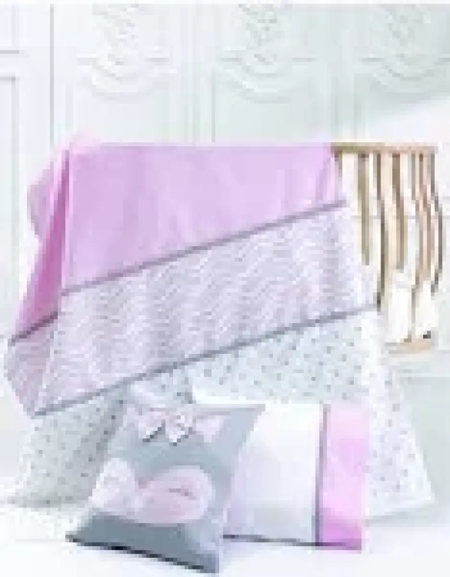 Momi Shop Fox Bebek Nevresim Takımı Pembe