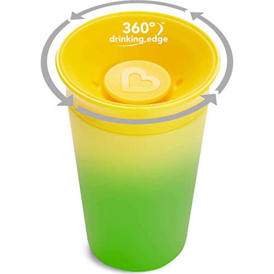 Munchkin Mucize 360 Renk Değiştiren Alıştırma Bardağı 12 Ay+ 266 ml Sarı