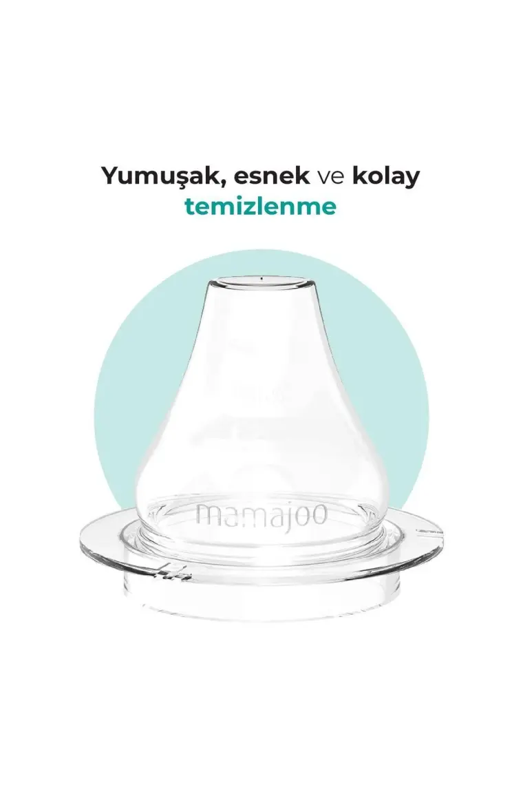 Mamajoo Damlatmaz Eğitici Kulplu Bardak, 270 ml, Powder Blush, 1 Adet