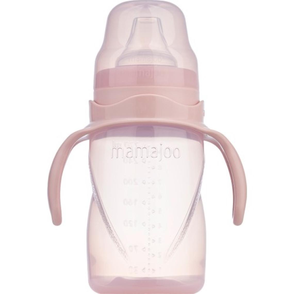 Mamajoo Damlatmaz Eğitici Kulplu Bardak, 270 ml, Powder Pink, 1 Adet