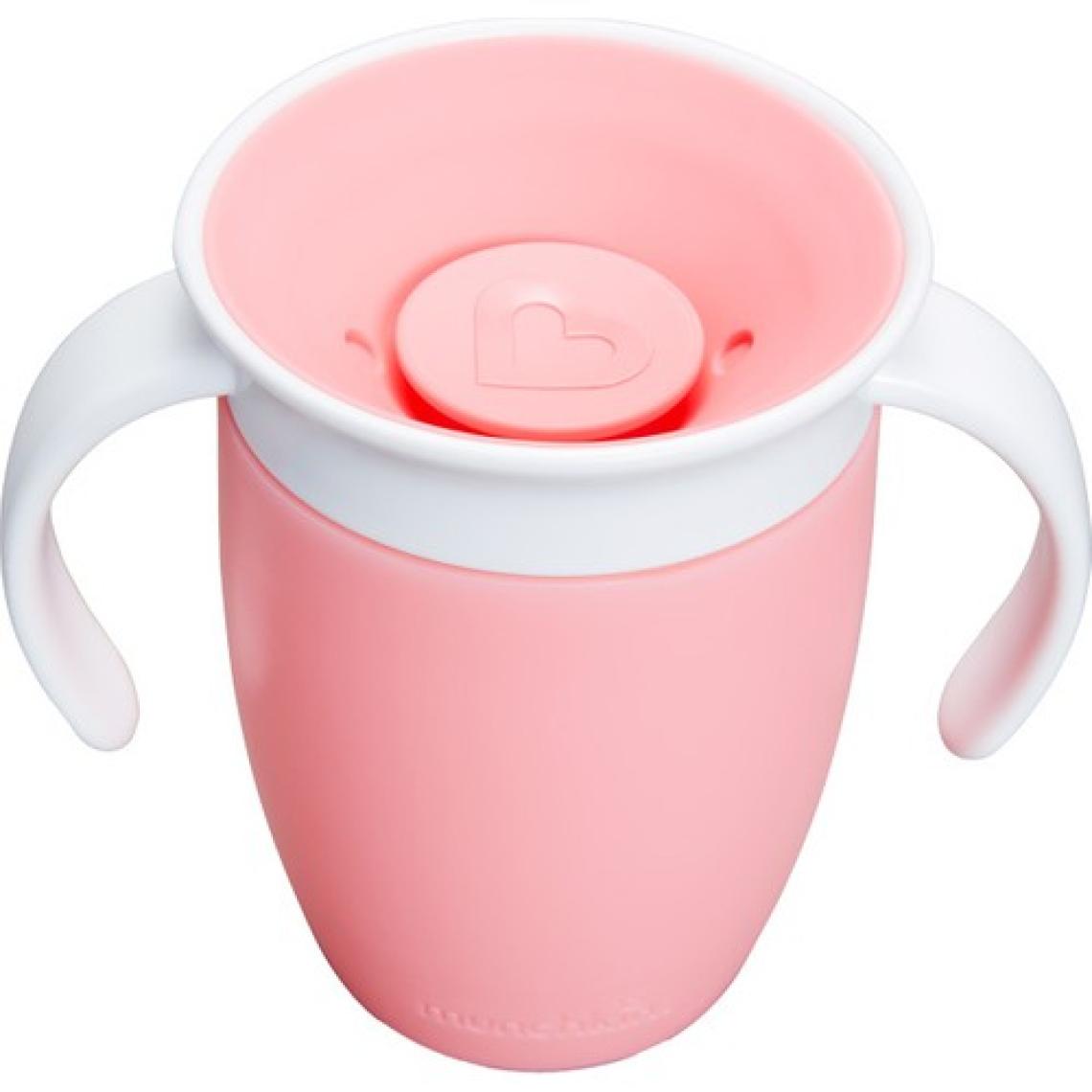 Munchkin Mucize  360° Alıştırma Bardağı 6AY+, 207ML, Pembe, 1 Adet