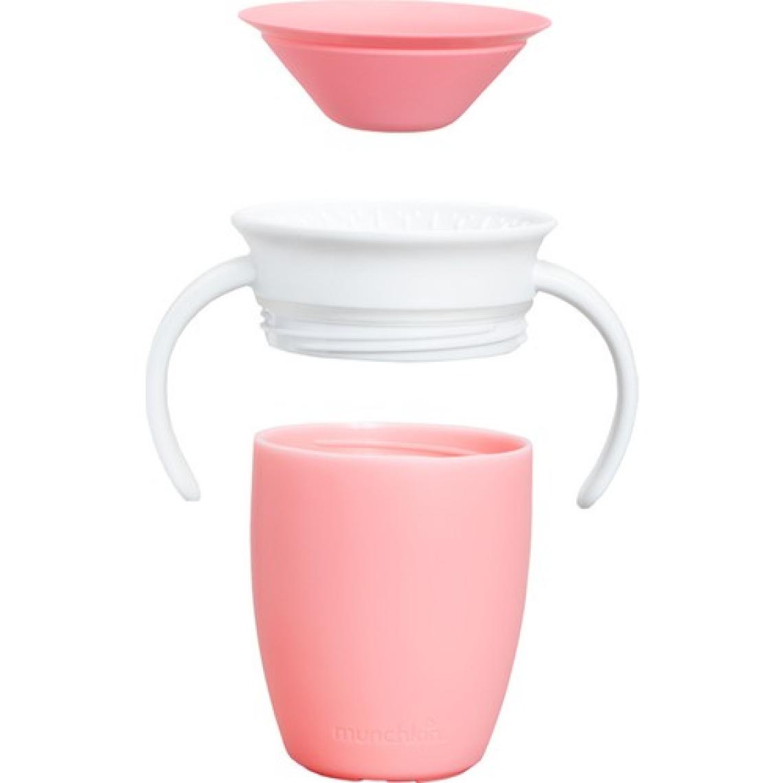 Munchkin Mucize  360° Alıştırma Bardağı 6AY+, 207ML, Pembe, 1 Adet