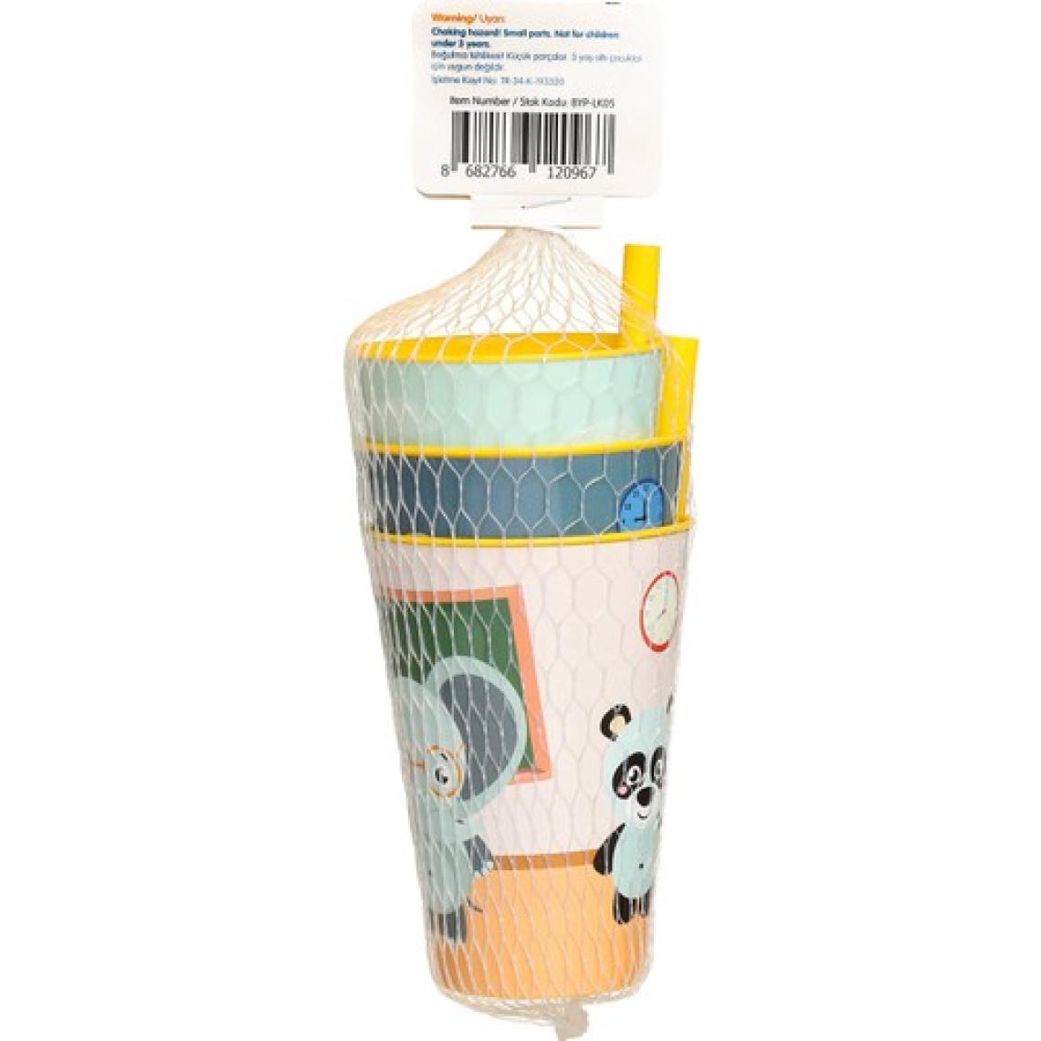 Baby Plus 3lü PP Pipetli Bardak 400 ml