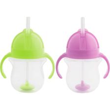 Munchkin Tıklama Kilitli Uçlu Pipetli Alıştırma BARDAĞI,6AY+,207ML,2LI Paket