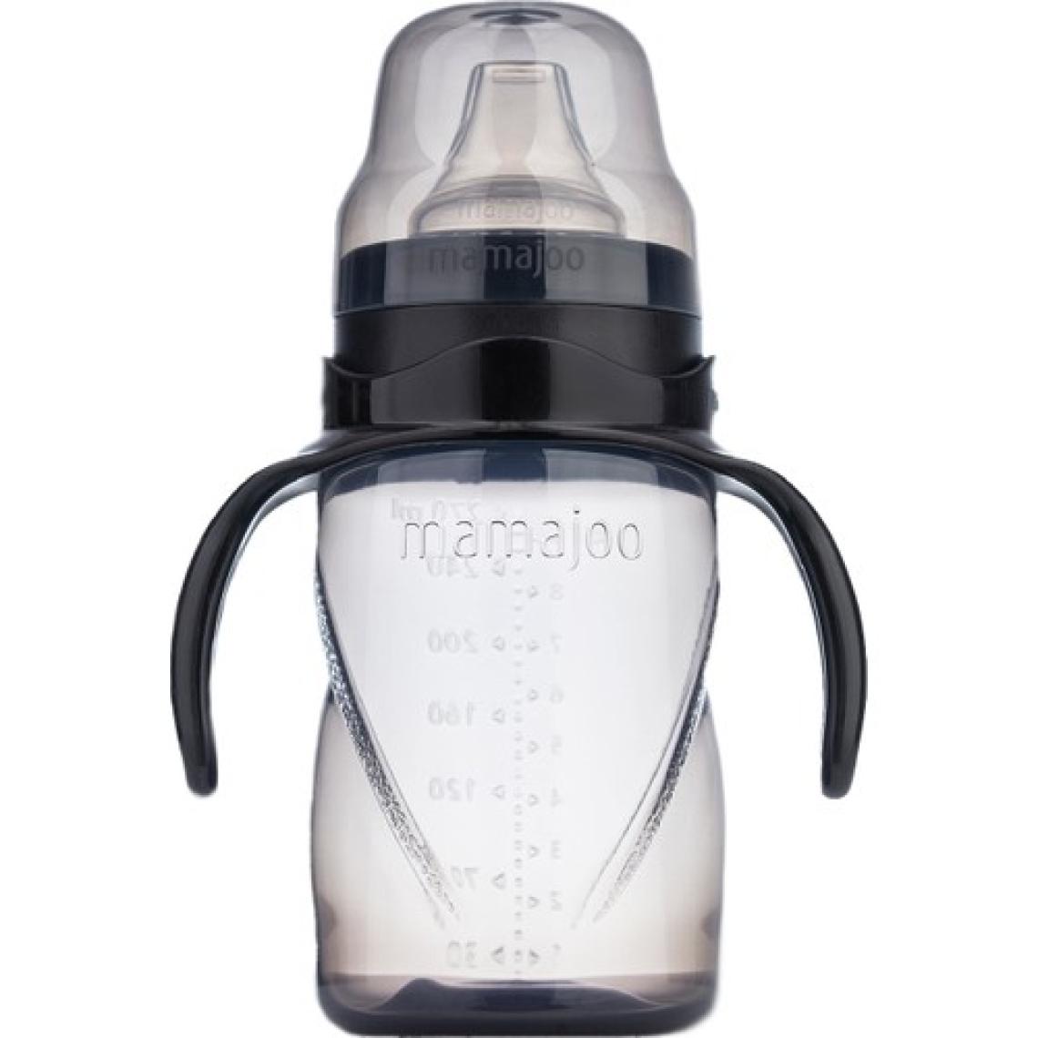 Mamajoo Damlatmaz Eğitici Kulplu Bardak, 270 ml, Siyah, 1 Adet