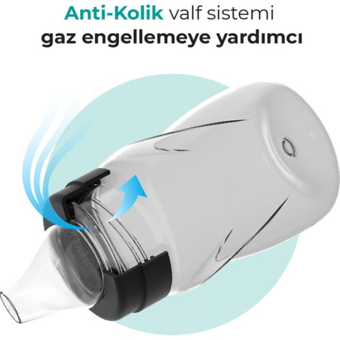 Mamajoo Damlatmaz Eğitici Kulplu Bardak, 270 ml, Siyah, 1 Adet