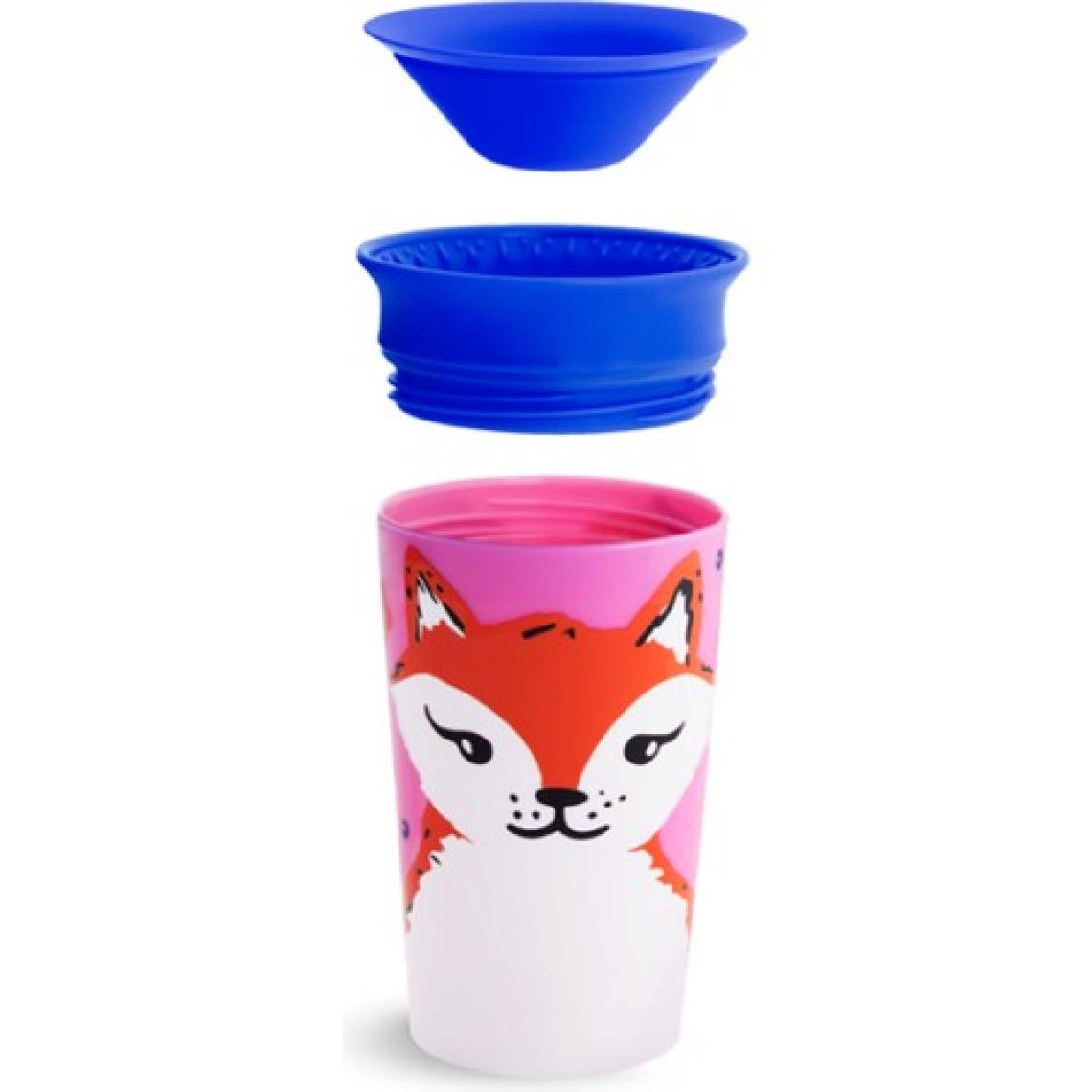 Munchkin Mucize  360° Wildlove Alıştırma Bardağı, 12AY+, 266ML, Tilki, 1 Paket