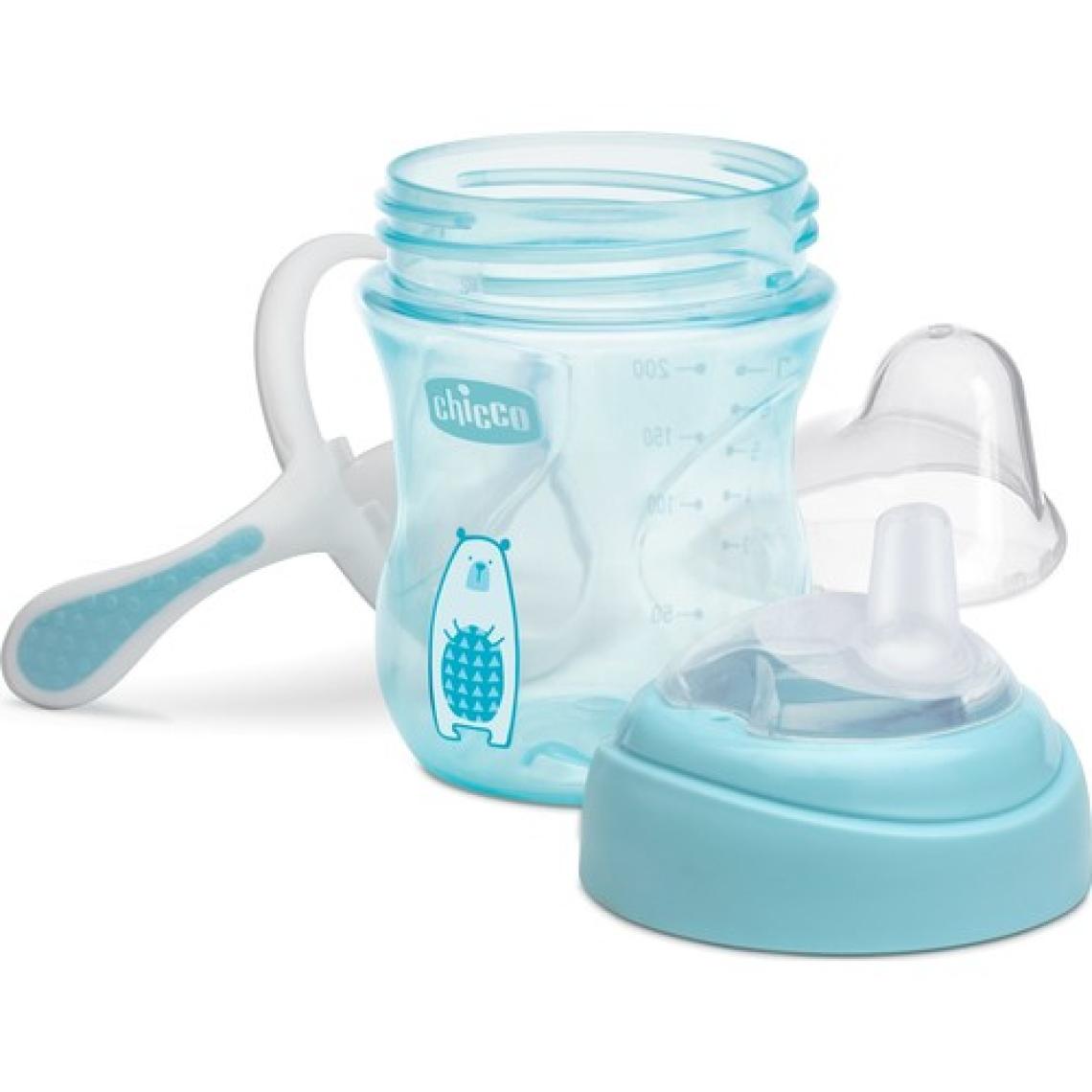 Chicco Yumuşak Uçlu Geçiş Bardağı 4 Ay+ Erkek