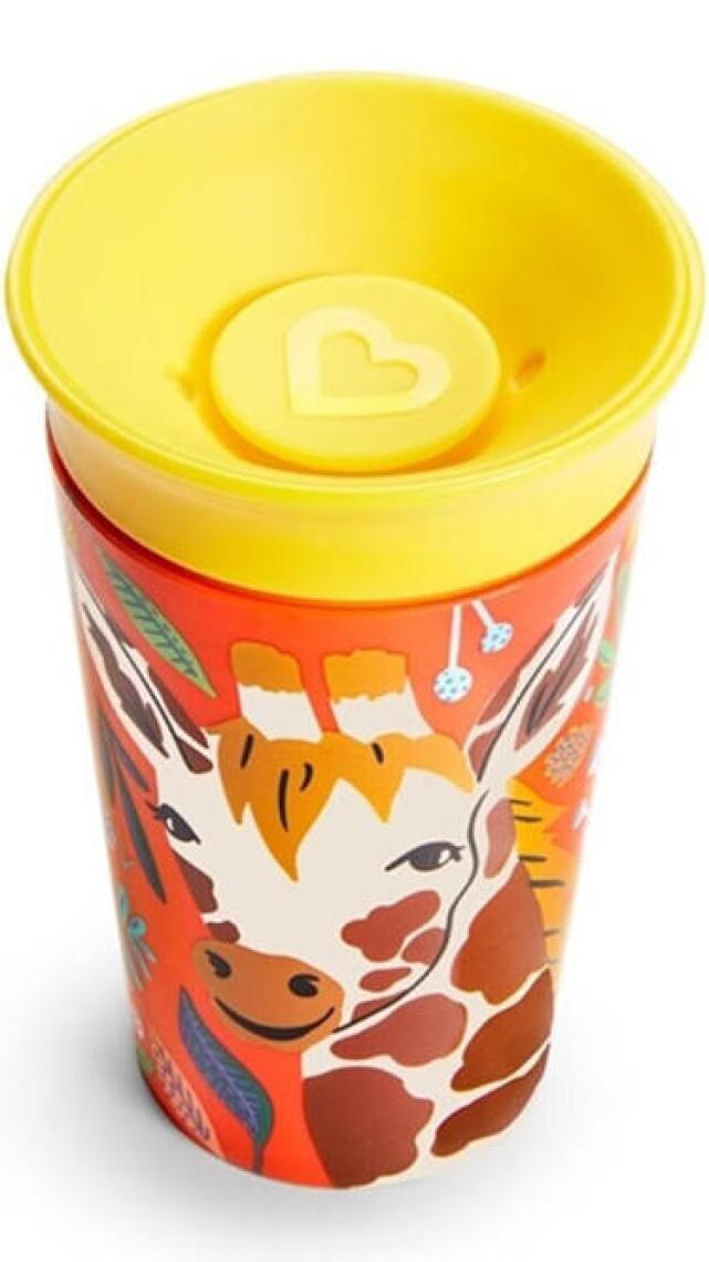Munchkin Mucize  360° Wildlove Alıştırma Bardağı, 12AY+, 266ML, Zürafa, 1 Paket