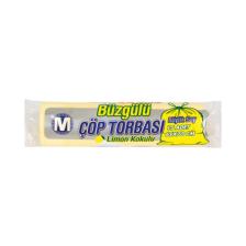 Çöp Torbası Büzgülü Büyük Boy Limon Kokulu 15'li