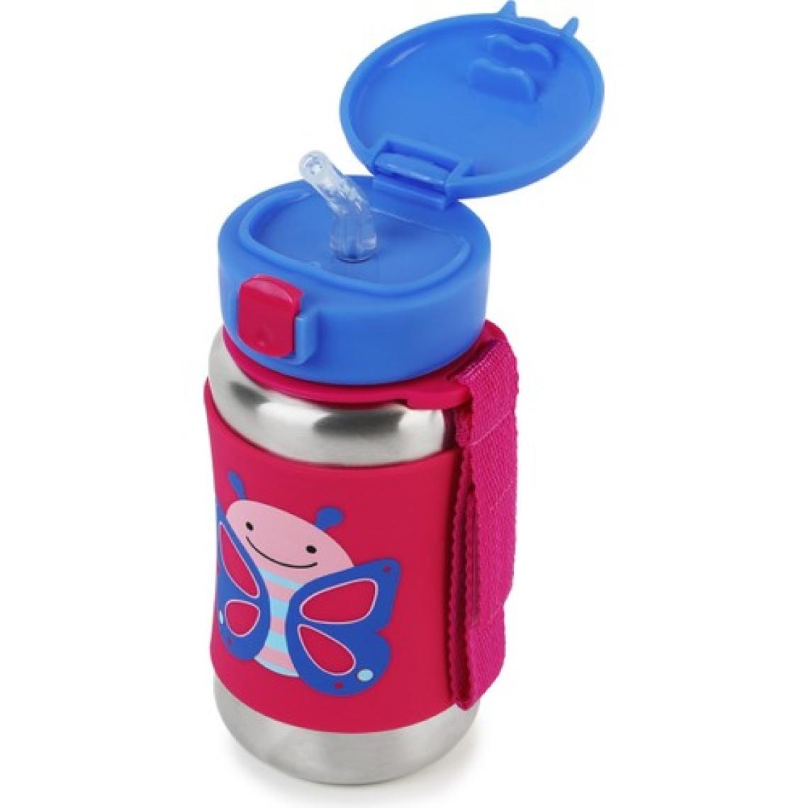 Skip Hop Pipetli Paslanmaz Çelik Suluk Kelebek 350 ml