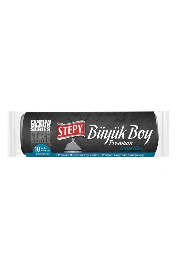 65*80 Büyük Çöp Poşeti Siyah