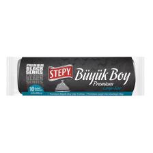 65*80 Büyük Çöp Poşeti Siyah