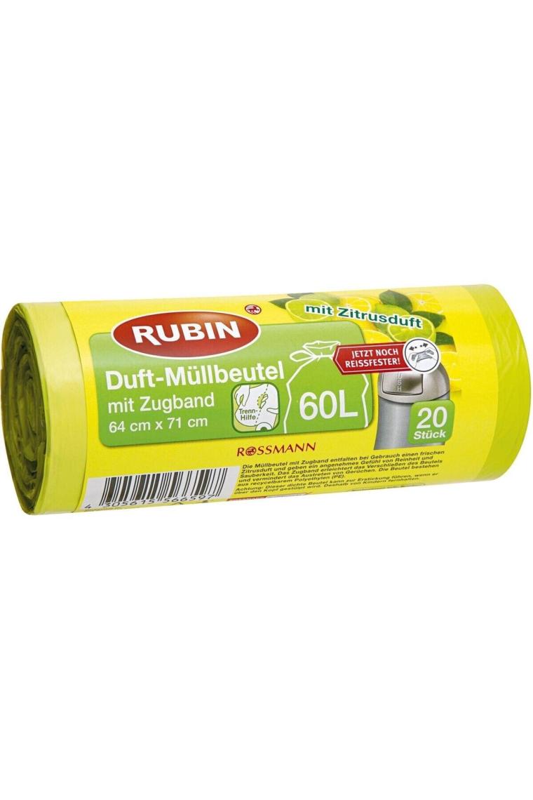 Çöp Torbası Ipli Limon Kokulu 60 Litre 64x71 20 Adet