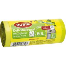 Çöp Torbası Ipli Limon Kokulu 60 Litre 64x71 20 Adet