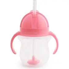 Munchkin Tıklama Kilitli Uçlu Alıştırma Bardağı 6 Ay+ 207 ml Pembe