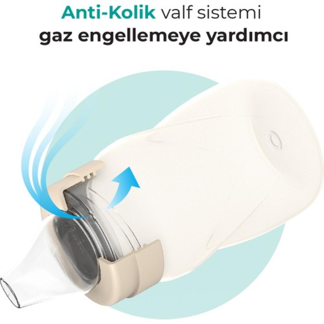 Mamajoo Damlatmaz Eğitici Kulplu Bardak, 270 ml, Pearl, 1 Adet