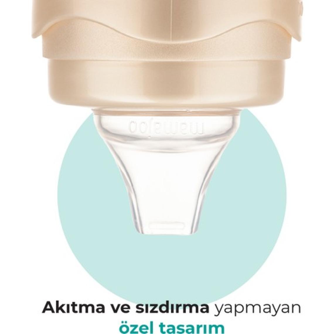 Mamajoo Damlatmaz Eğitici Kulplu Bardak, 270 ml, Pearl, 1 Adet
