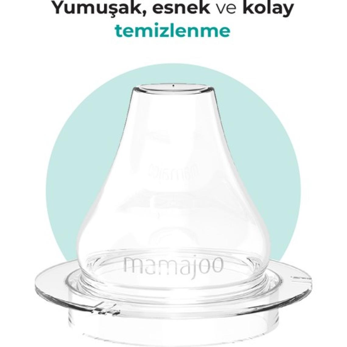 Mamajoo Damlatmaz Eğitici Kulplu Bardak, 270 ml, Pearl, 1 Adet
