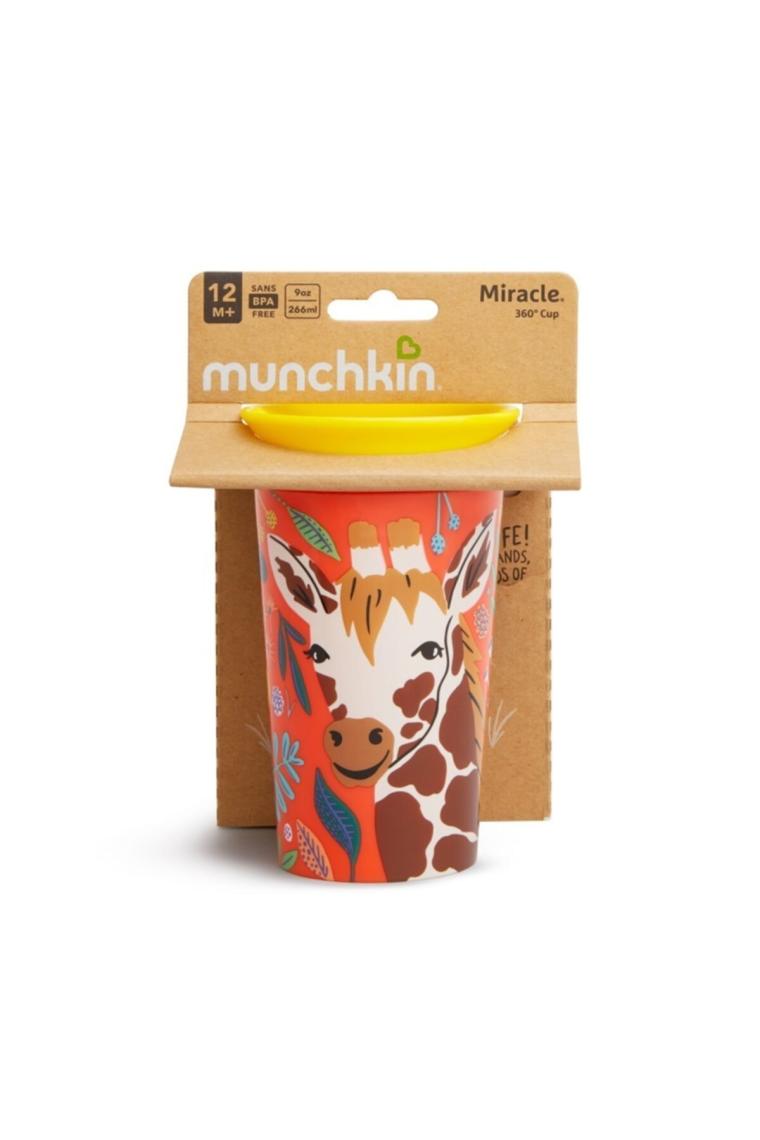 Munchkin Mucize 360 Wildlove Alıştırma Bardağı 12 Ay+ 266 ml Zürafa