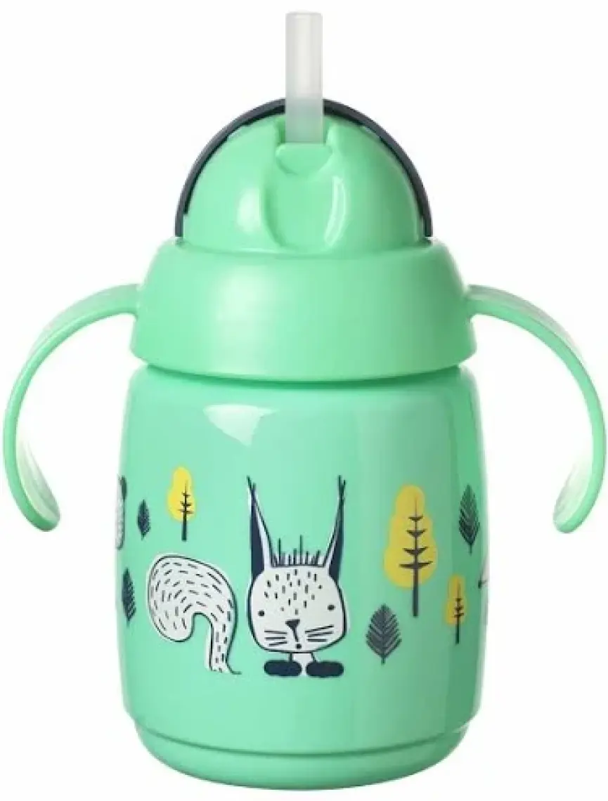 Tommee Tippee Tommee Tippee ısı Yalıtımlı Pipetli Bardak 260 ml - Pembe