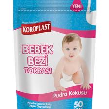 Bebek Bezi Torbası Pudra Kokulu 50'li