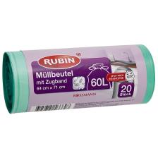 Çöp Torbası İpli - 60 Litre 64x71 Cm 20 Adet