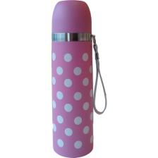 Sema Baby Puantiyeli Bebek Termosu 500 ml - Pembe