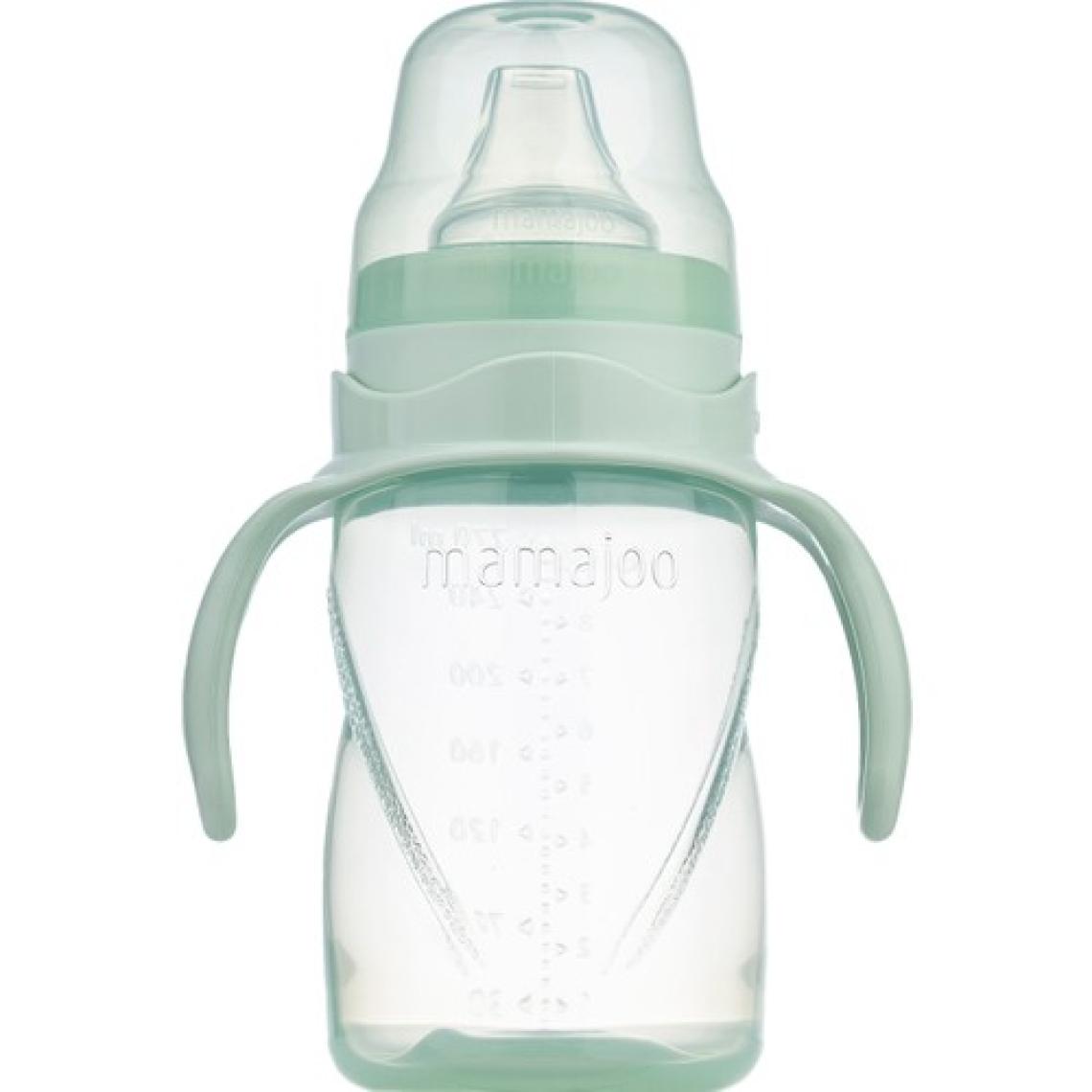 Mamajoo Damlatmaz Eğitici Kulplu Bardak, 270 ml, Powder Green, 1 Adet