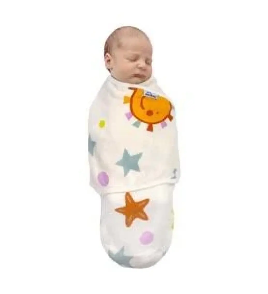 Sevi Bebe Organik Müslin Kundak Uzay Desen