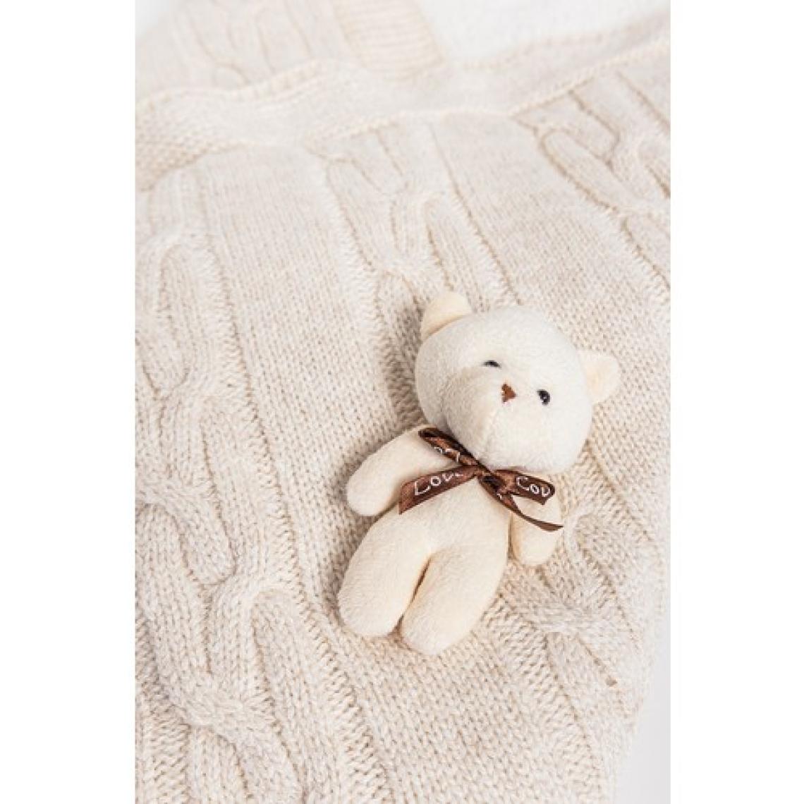 Babymod Ayıcık Figürlü Peluş Welsoft Kundak Bebek Battaniye