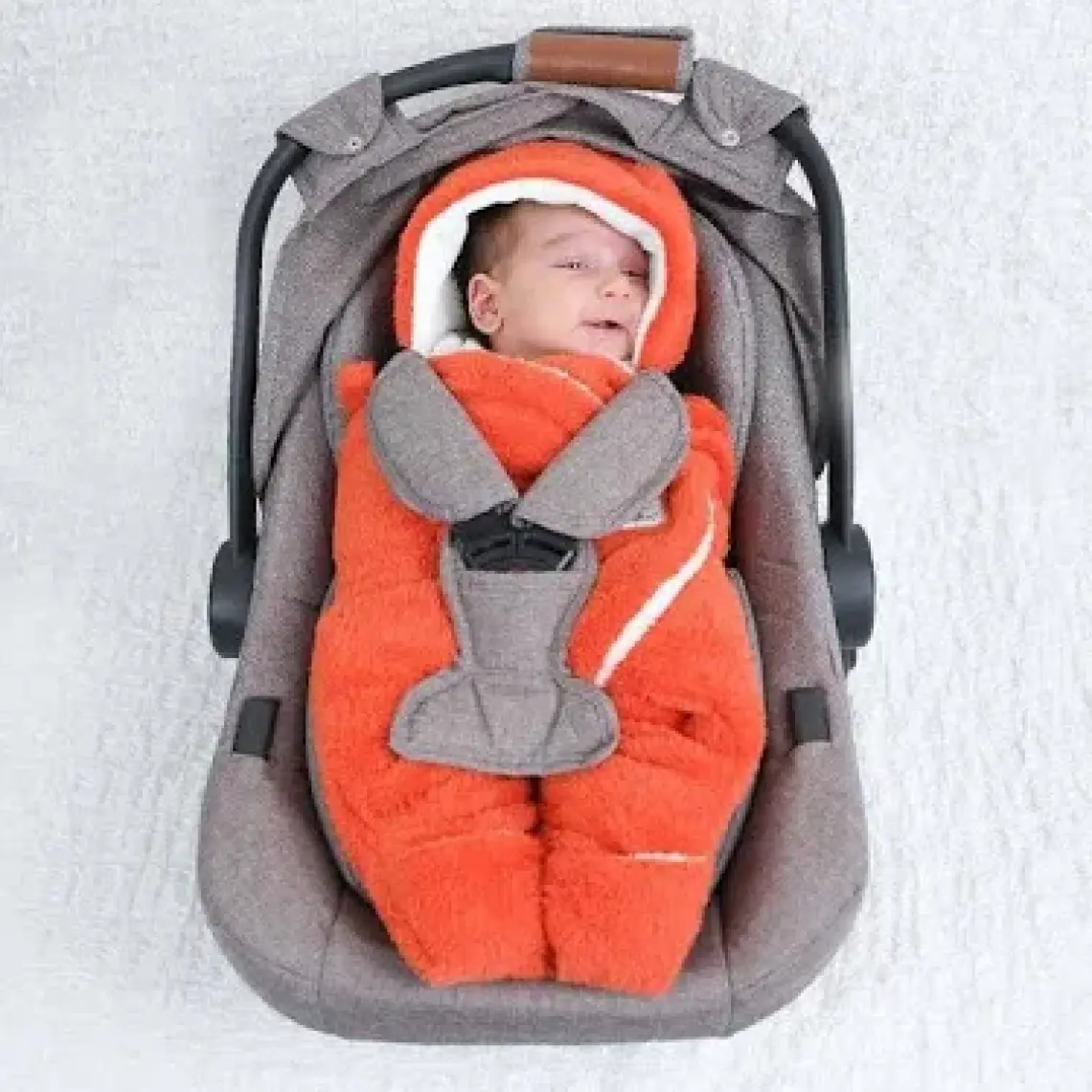 Owli Dış Kundak 0-6 Ay Turuncu
