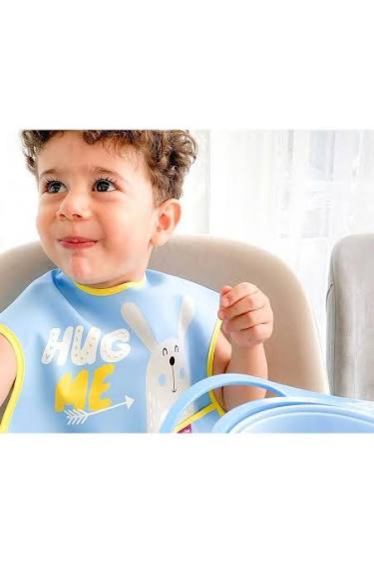 Baby Jem Poli Muşamba Önlük Büyük Mavi