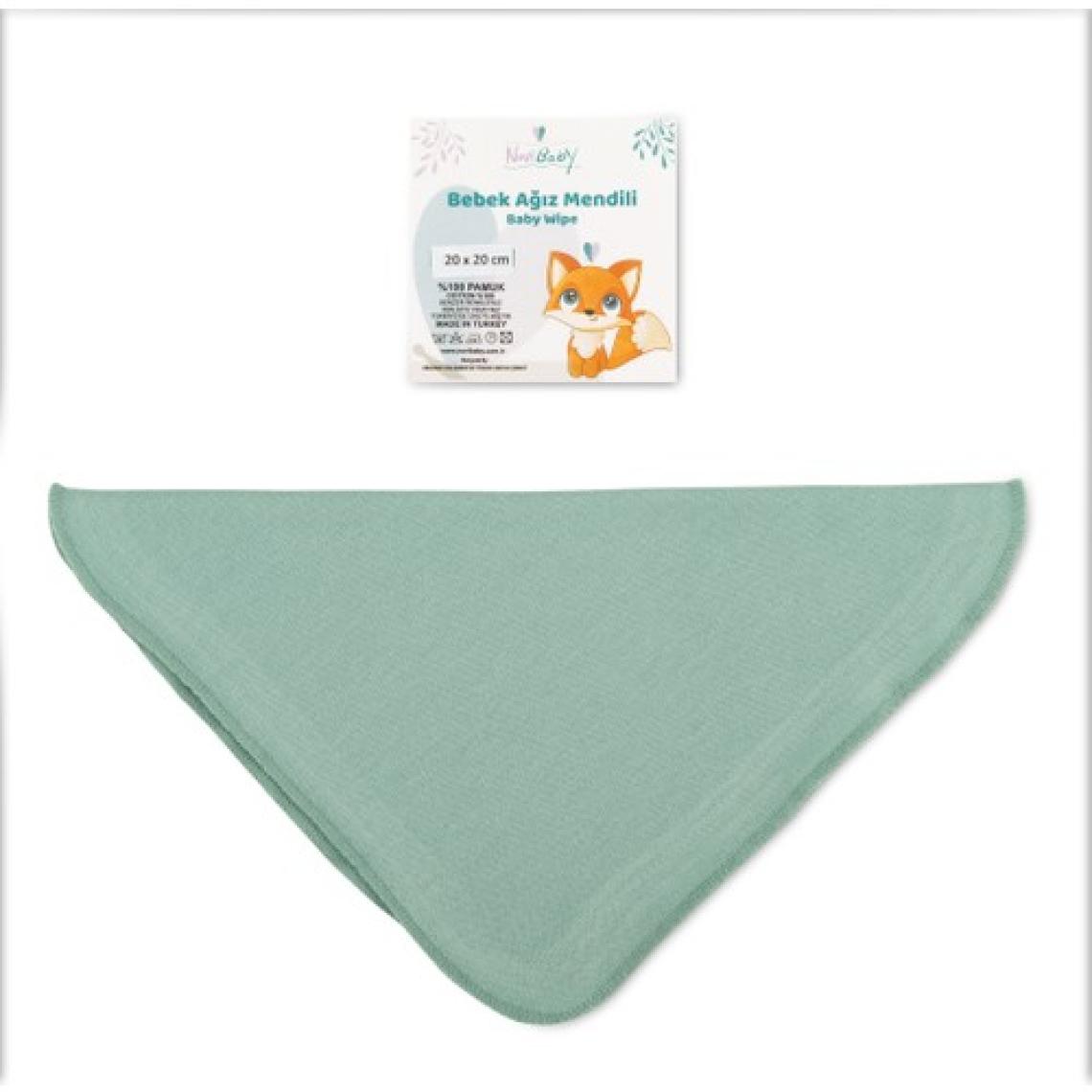 Novibaby 6’lı Bebek Ağız Mendili – Sunrise - Salya Mendili Ağız Silme Mendili 100% Pamuk 20X20CM
