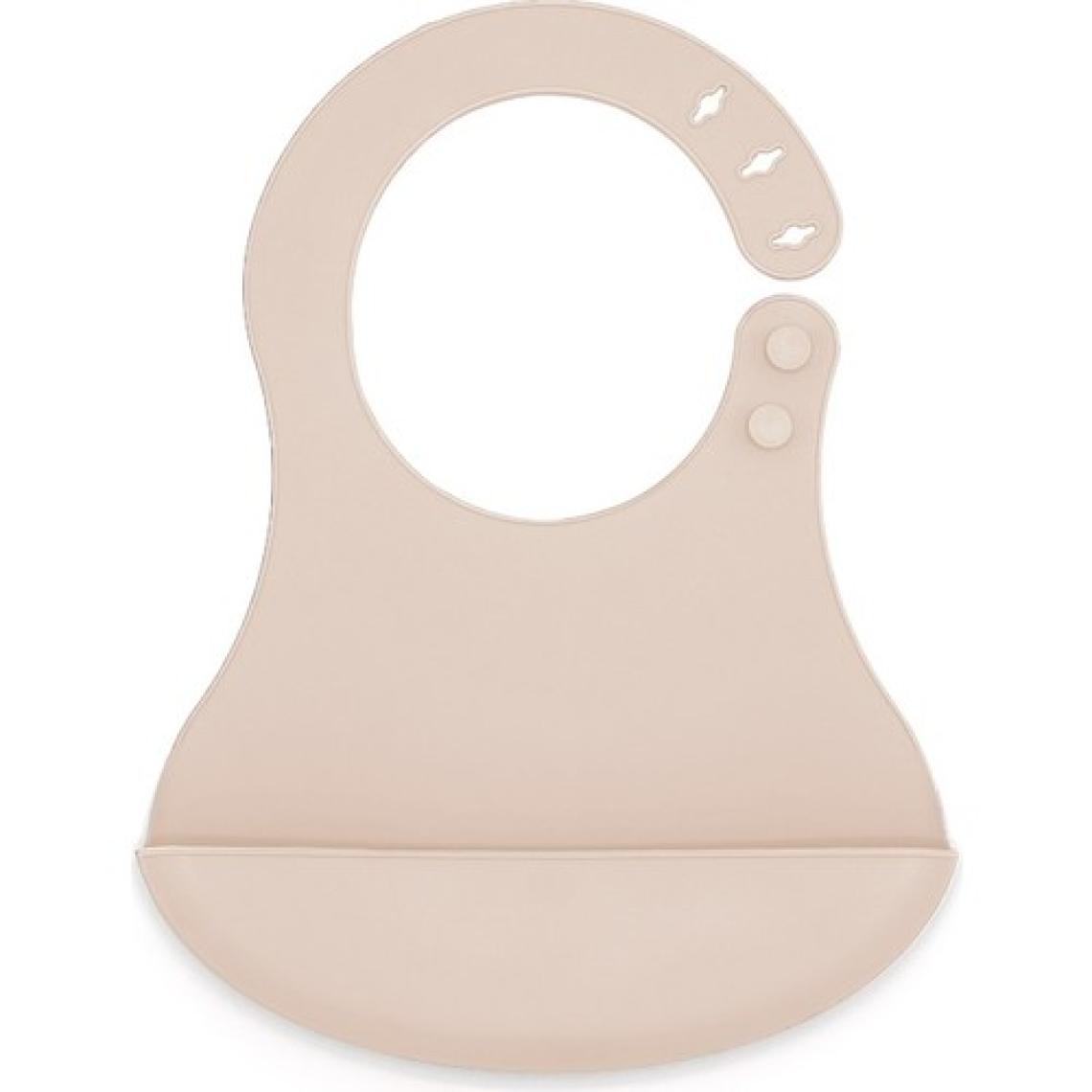 Babyjem Mini Silikon Önlük Ekru