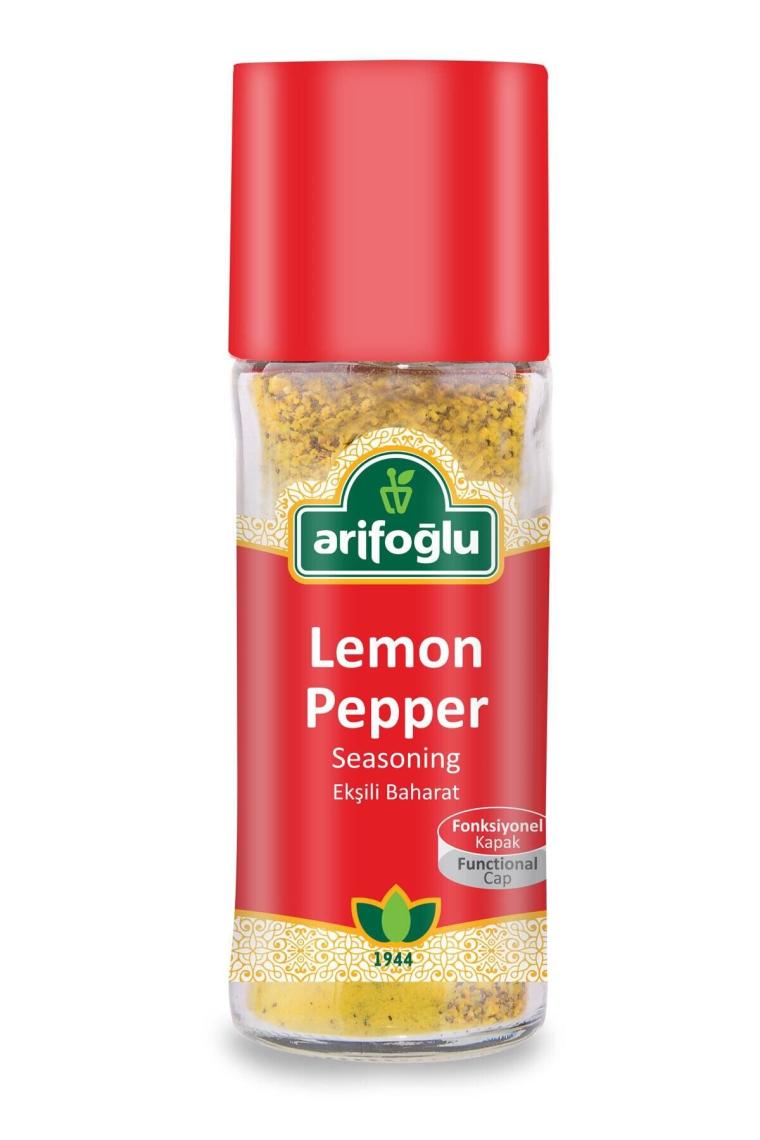 Lemon Pepper Balık Baharatı 90g (Cam)