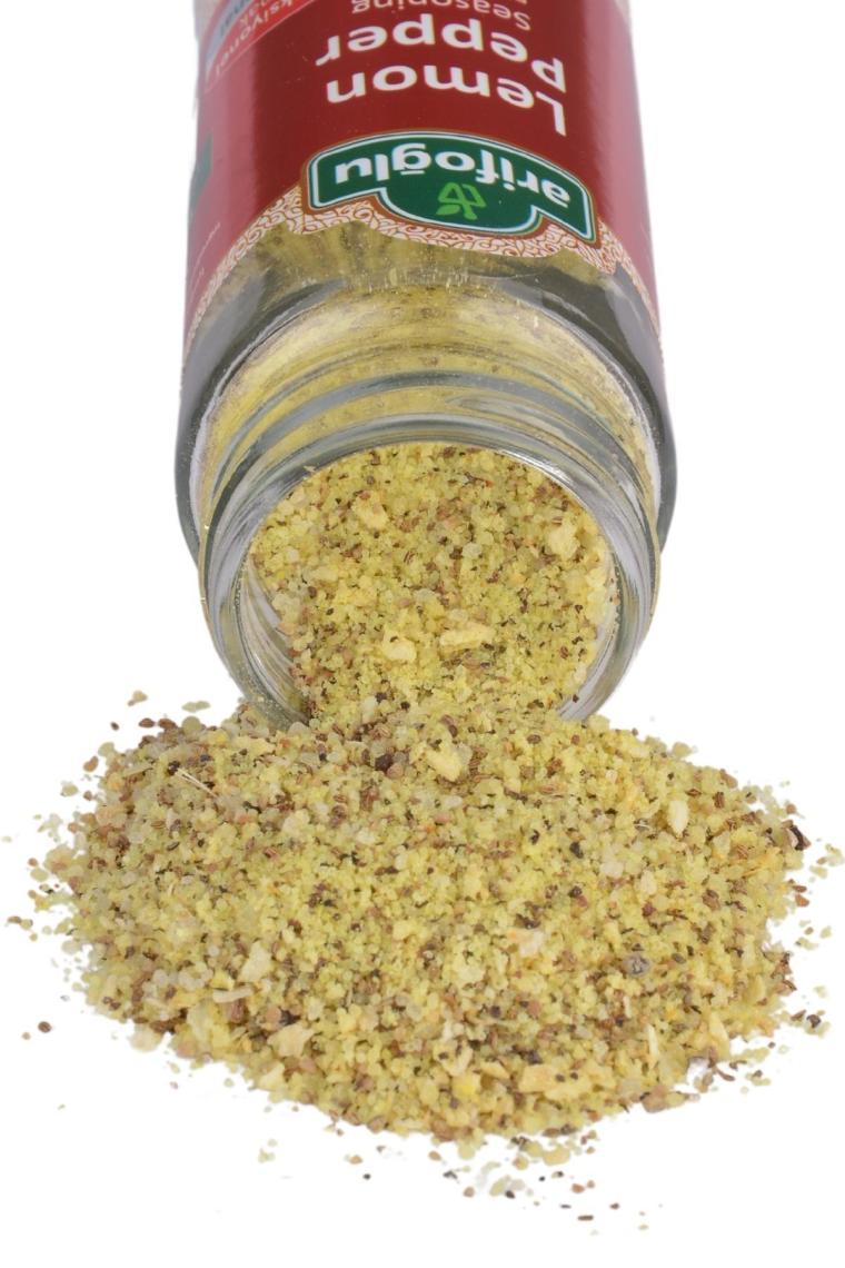 Lemon Pepper Balık Baharatı 90g (Cam)