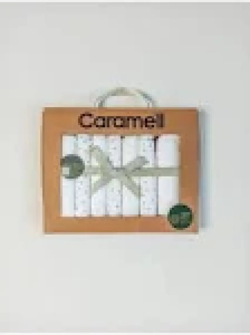 Caramell Organik 7'li Bebek Ağız Mendili 7597